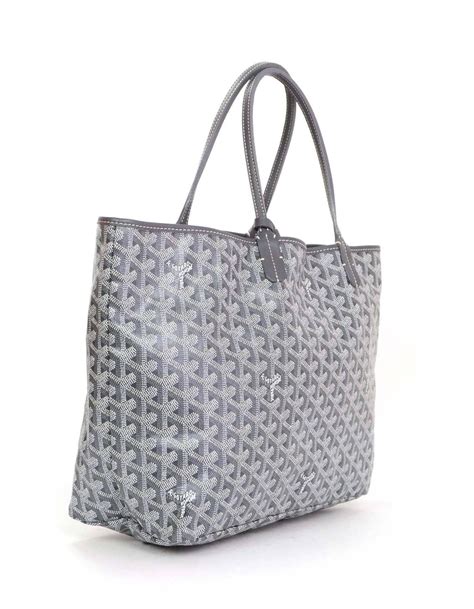 goyard tote light grey|goyard st louis tote pm grey.